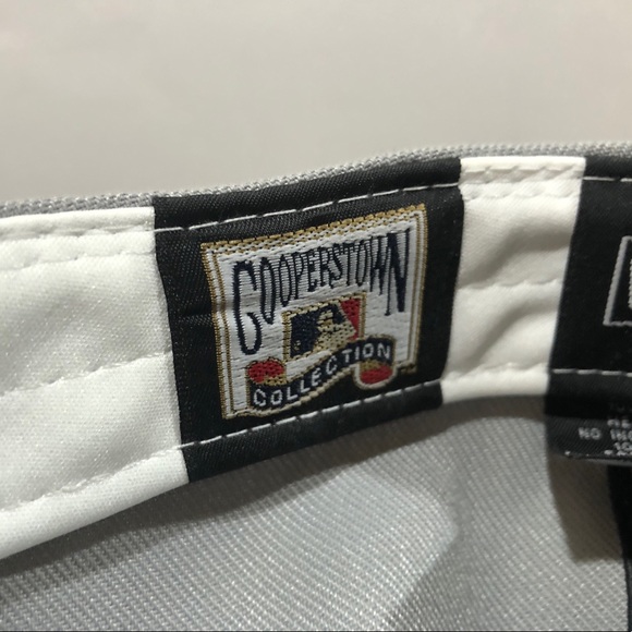 New Era, 59Fifty Fitted Hat, New York Yankees, Grey & White - Picture 9 of 12